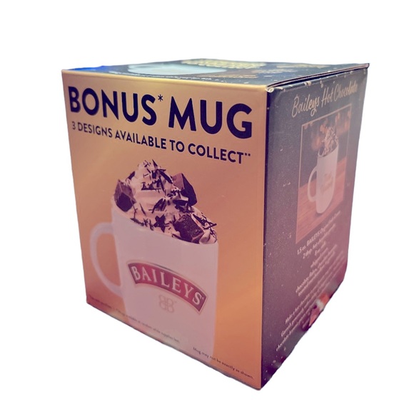 BAILEYS Treat Yourself Fine White Porcelain Coffee Mug With Gold Lettering - Picture 6 of 12